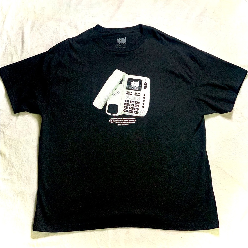 Suicide Boys G59 Merch XXL black/white print shirt